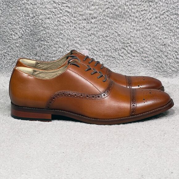 Banana Republic Other - Banana Republic Italian Leather Brogue Mens Size 10.5 Oxford Dress Shoes Brown